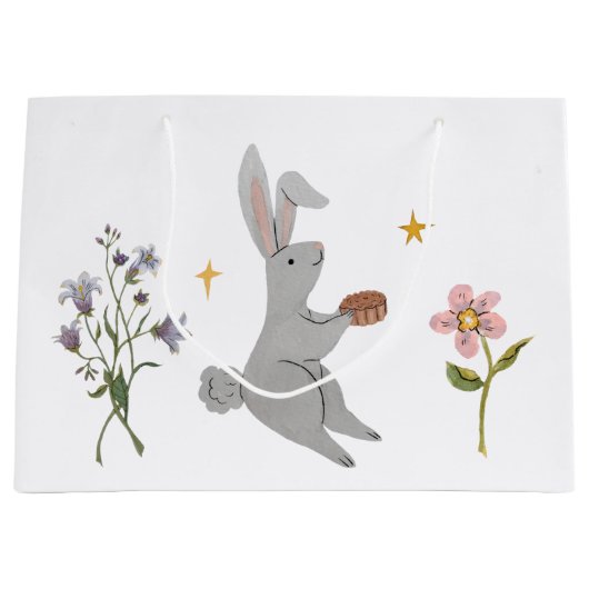 Mid Autumn Festival | Mooncake Rabbit Gift Bag Große Geschenktüte (Vorderseite)