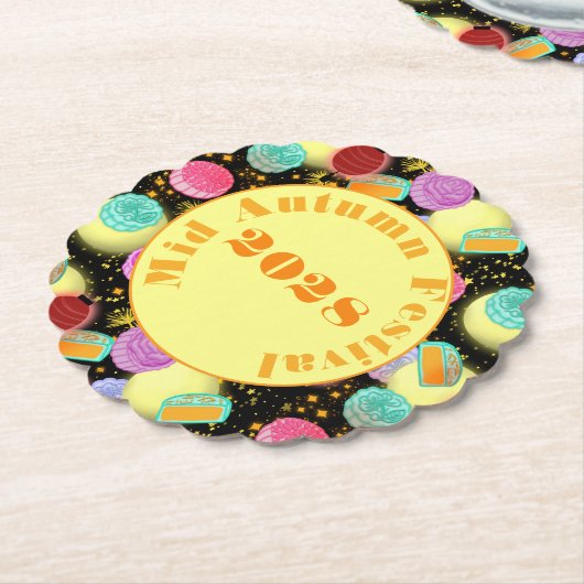 Mid Autumn Festival Night Untersetzer (angewinkelt)