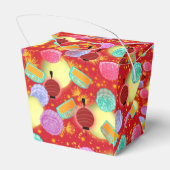 Mid Autumn Festival - Rot Geschenkschachtel (Rückseite)