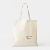 Mid-Autumn Harvest Moon Lantern Festival Rabbit Tragetasche (Rückseite)