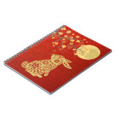 Mid-Autumn Moon Festival Rabbit Notizblock (Linke Seite)