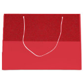 Mid-Band-Noise Tomato Red Custom Geschenktasche Große Geschenktüte (Vorderseite)
