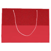 Mid-Band-Noise Tomato Red Custom Geschenktasche Große Geschenktüte (Rückseite)