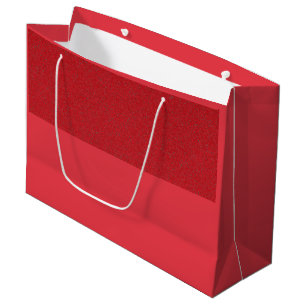 Mid-Band-Noise Tomato Red Custom Geschenktasche Große Geschenktüte