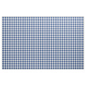 Mid Blue & White Gingham Plaid Stoff (Yard (91,4 cm))