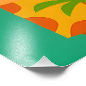 Mid Century 60s Luau Office Cocktail Party Fotodruck (Ecke)