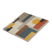 Mid Century Abstract Geometric Harmony Fliese (Seite)