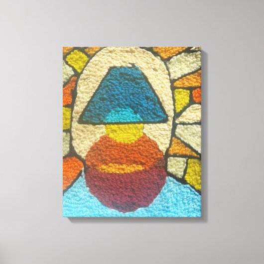 Mid-century abstract light design leinwanddruck (Vorderseite)