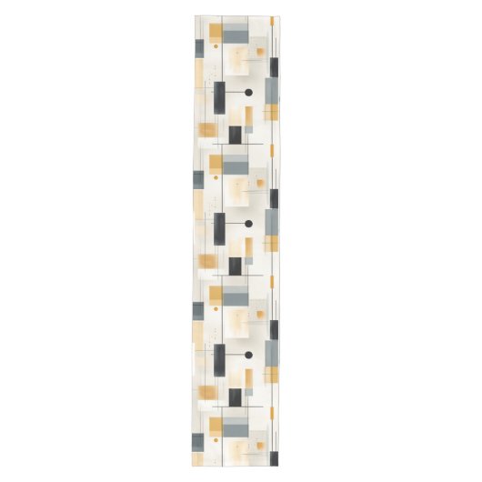 Mid Century Abstract Mittelgroßer Tischläufer (Vorderseite)