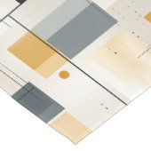 Mid Century Abstract Mittelgroßer Tischläufer (Ecke)