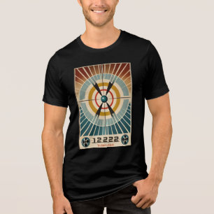 Mid Century Atomic Age Kunst Es War Ein Knall Tri-Blend Shirt