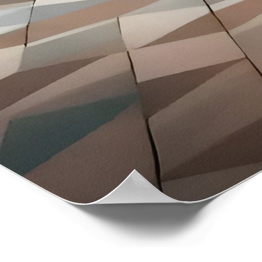 Mid Century Atomic Futuristic Party Bar Poster (Ecke)