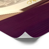 Mid Century Atomic Retro Futuristic Party Room Poster (Ecke)