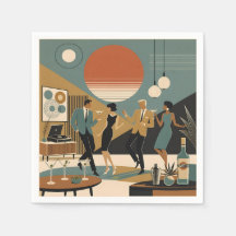 Mid Century California Vibes Martini Tanzparty