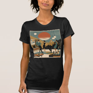 Mid Century California Vibes Martini Tanzparty T-Shirt