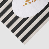 Mid century christmas tree with Golden star Seidenpapier (Ausschnitt)