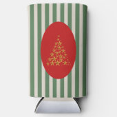 Mid century christmas tree with Golden star Selters Dosenkühler (Vorderseite)