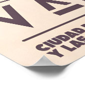 Mid-Century Coastal Art Print, Valencia Poster (Ecke)