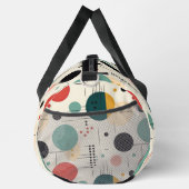 Mid century colorful geometric pattern duffle bag (Rechts)