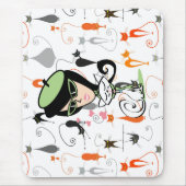 Mid Century Cool Cats Mousepad (Vorne)