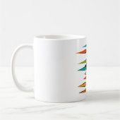 Mid-Century-Design mit schwarzer Katze Kaffeetasse (Links)