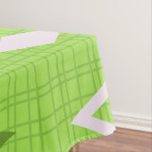 Mid Century Diamonds Sternexplosionen Chartreuse Tischdecke (Beispiel)