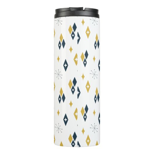 Mid Century Diamonds Thermosbecher (Rückseite)