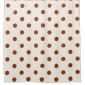 Mid Century Dot Duschvorhang (Vorderseite)