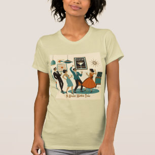 Mid Century, es ist Atomic Martini Time Cocktailpa T-Shirt