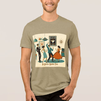 Mid Century, es ist Atomic Martini Time Cocktailpa Tri-Blend Shirt