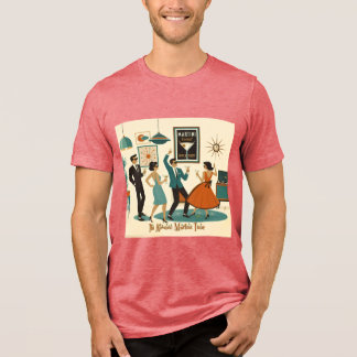 Mid Century, es ist Atomic Martini Time Cocktailpa Tri-Blend Shirt