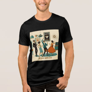 Mid Century, es ist Atomic Martini Time Cocktailpa Tri-Blend Shirt