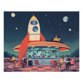 Mid-Century-Futurismus Poster (Vorderseite)