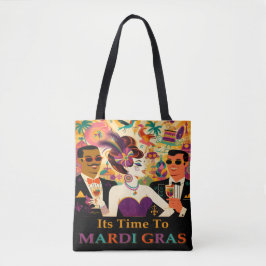 Mid Century Futuristic Mardi Gras Cocktail Party Tasche