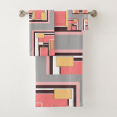 Mid Century Geo Handtuch Set (Insitu)
