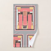 Mid Century Geo Handtuch Set (Handtuch)