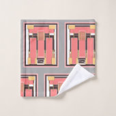 Mid Century Geo Handtuch Set (Waschlappen)