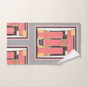 Mid Century Geo Handtuch Set (Handtuch)