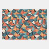Mid-Century-Geometrisch | Geschenkpapier-Set Geschenkpapier Set (Vorderseite)