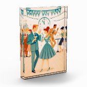Mid Century Happy New Year The Martini Dance Fotoblock (Links)