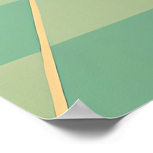 Mid Century Happy New Year The Martini Dance Poster (Ecke)