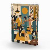 Mid Century Hip Martini Tanzparty Fotoblock (Rechts)