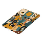 Mid Century Hip Martini Tanzparty Magnet (Linke Seite)
