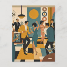 Mid Century Hip Martini Tanzparty