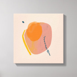 Mid-Century-inspirierte Vintage-inspirierte Abstra Leinwanddruck