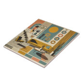 Mid Century Interior Design Dessert Livingroom Fliese (Seite)