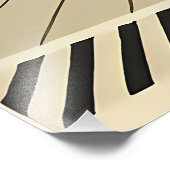 Mid Century Interior Design Dessert Livingroom Fotodruck (Ecke)