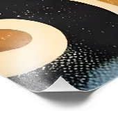 Mid Century Jazz Age Minimalist Art Saxophone Fotodruck (Ecke)