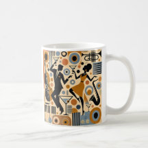Mid Century Jazz Age Minimalistische Kunst Martini