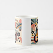 Mid Century Jazz Age Psychedelic Trio Kaffeetasse (Mittel)